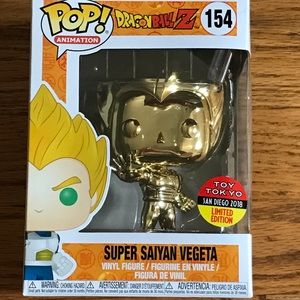 Funko Pop! Super Saiyan Vegeta Gold Chrome
